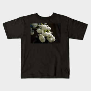 White flowers blooming in the garden Kids T-Shirt